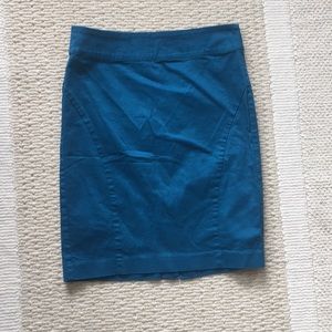 Deep teal Banana Republic size 4 pencil skirt